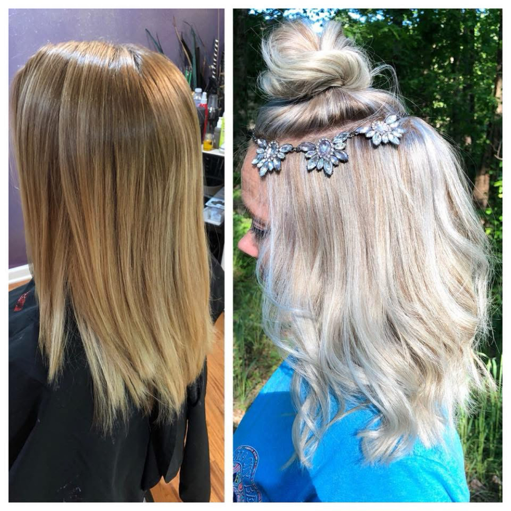 Partial Highlights at The Black Pearl Hair Salon in Cornelia, GA