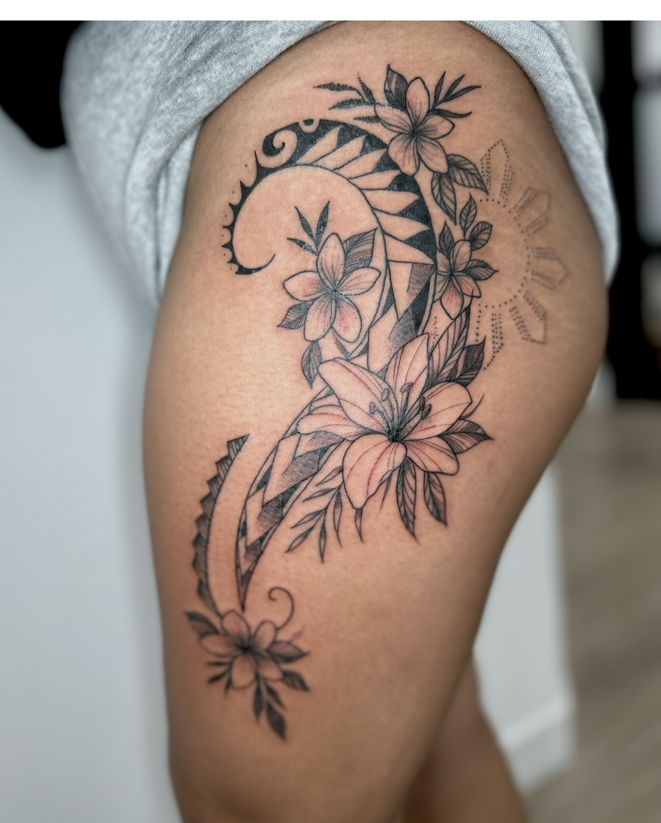 Big Thigh Tattoo