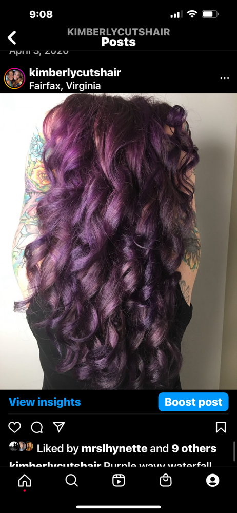 Add On Curling Iron To A Service