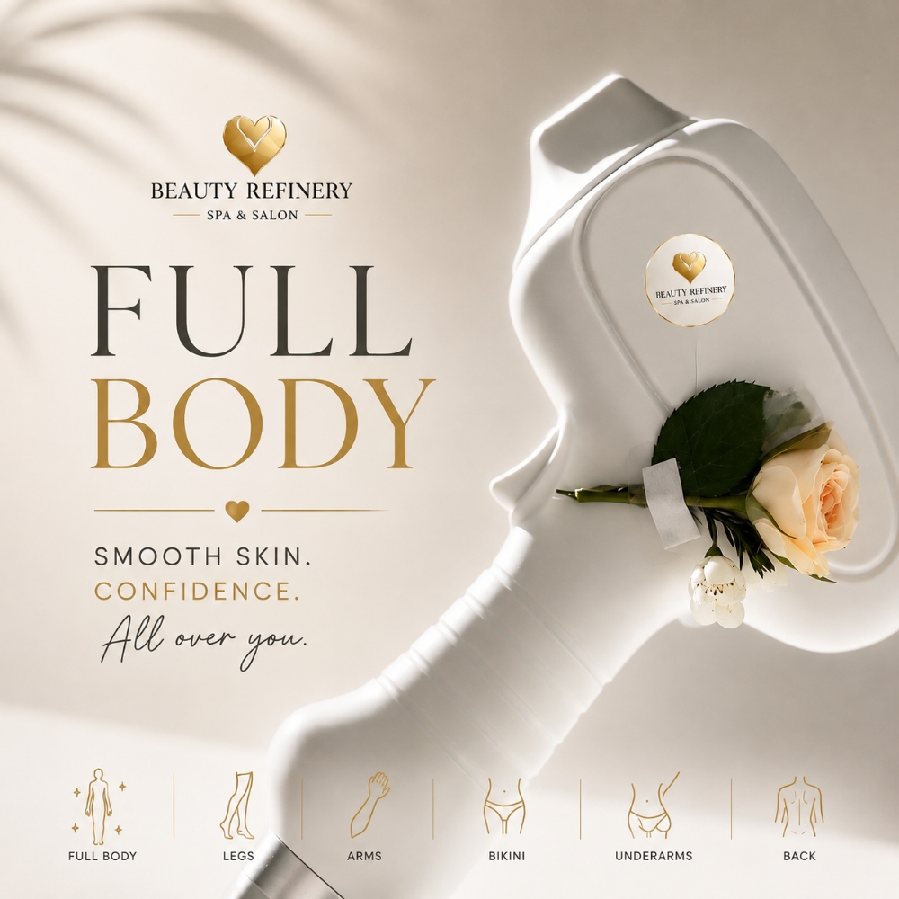 Full Body Laser Hair Removal ✨ at Beauty Refinery LLC in Friendswood, TX