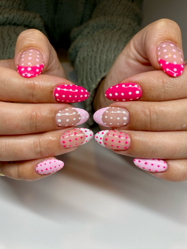 Structure Gel w/ Simple Nail Art at Coastal Nail Co. in Belville, NC