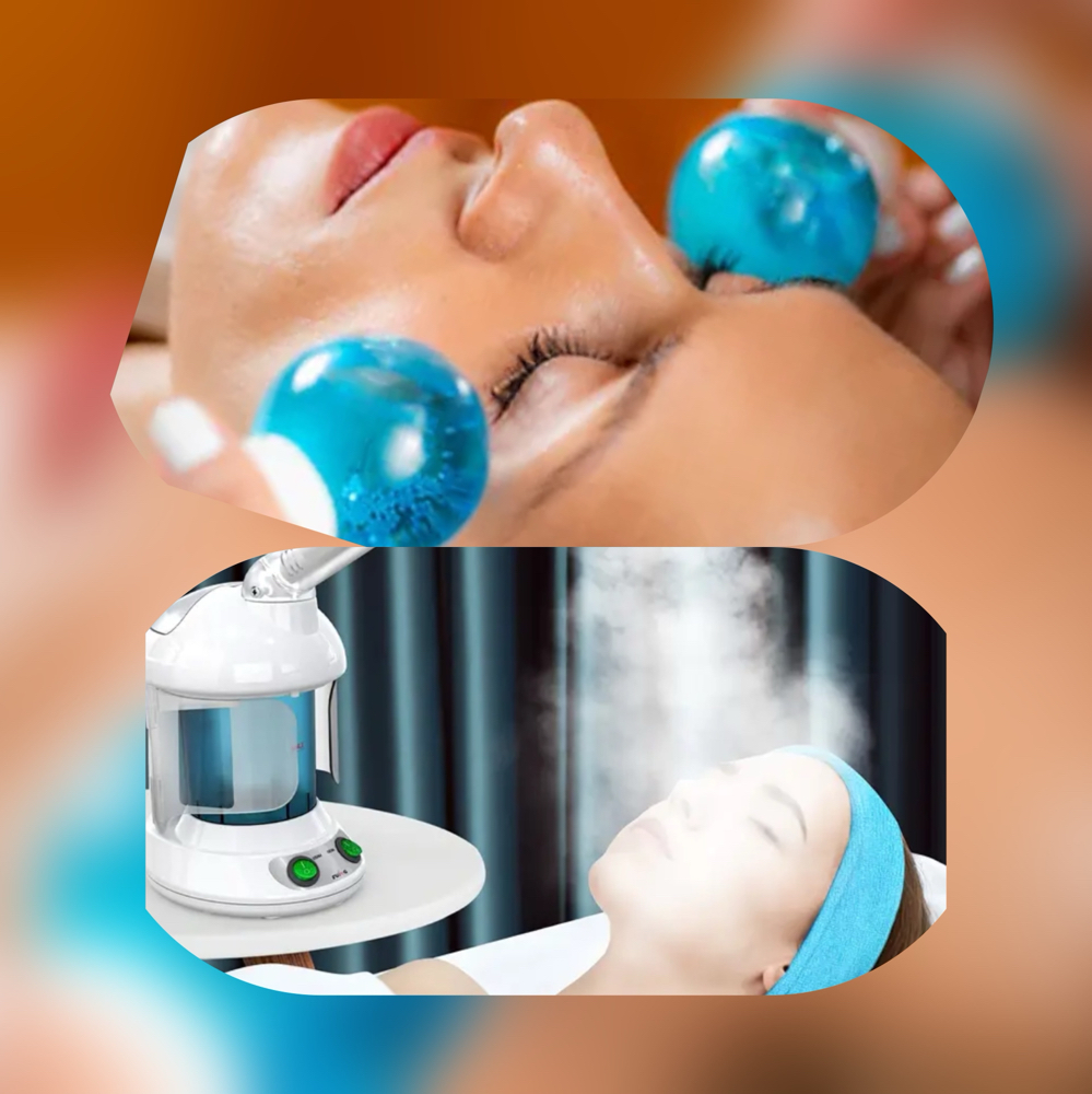 Crystal Ice globe / Steam Facial