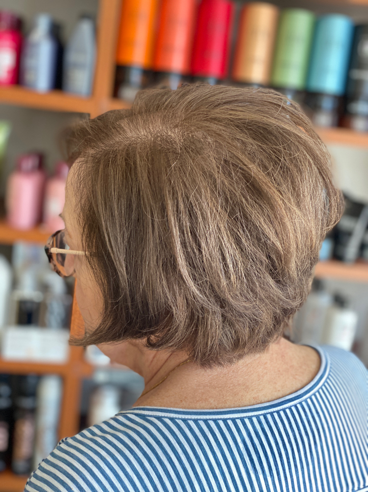 Blow Dry Short/Medium Length at Amber Leigh’s Hair Studio in Levittown, PA