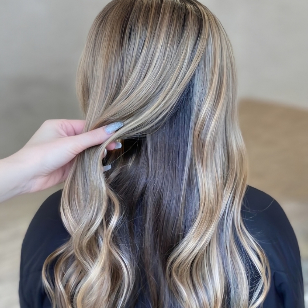 Partial Custom Color at Sans Beauty Collective in Azle, TX