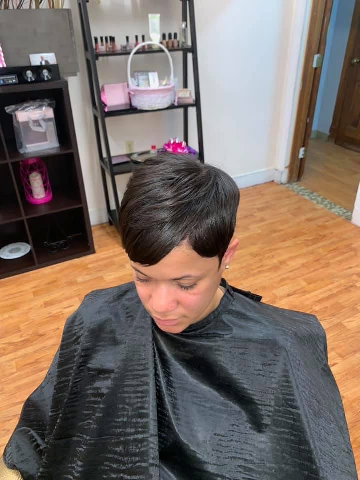 Relaxer touch-up/Cut/Style