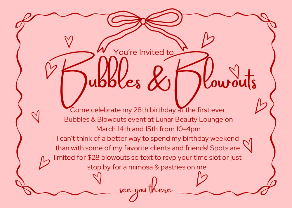 Bubbles And Blowout Bday Event