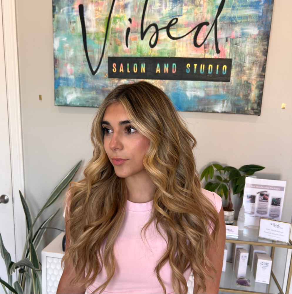 Color, Full Highlight and Blow-Dry at Hair With Flair in Frisco, TX