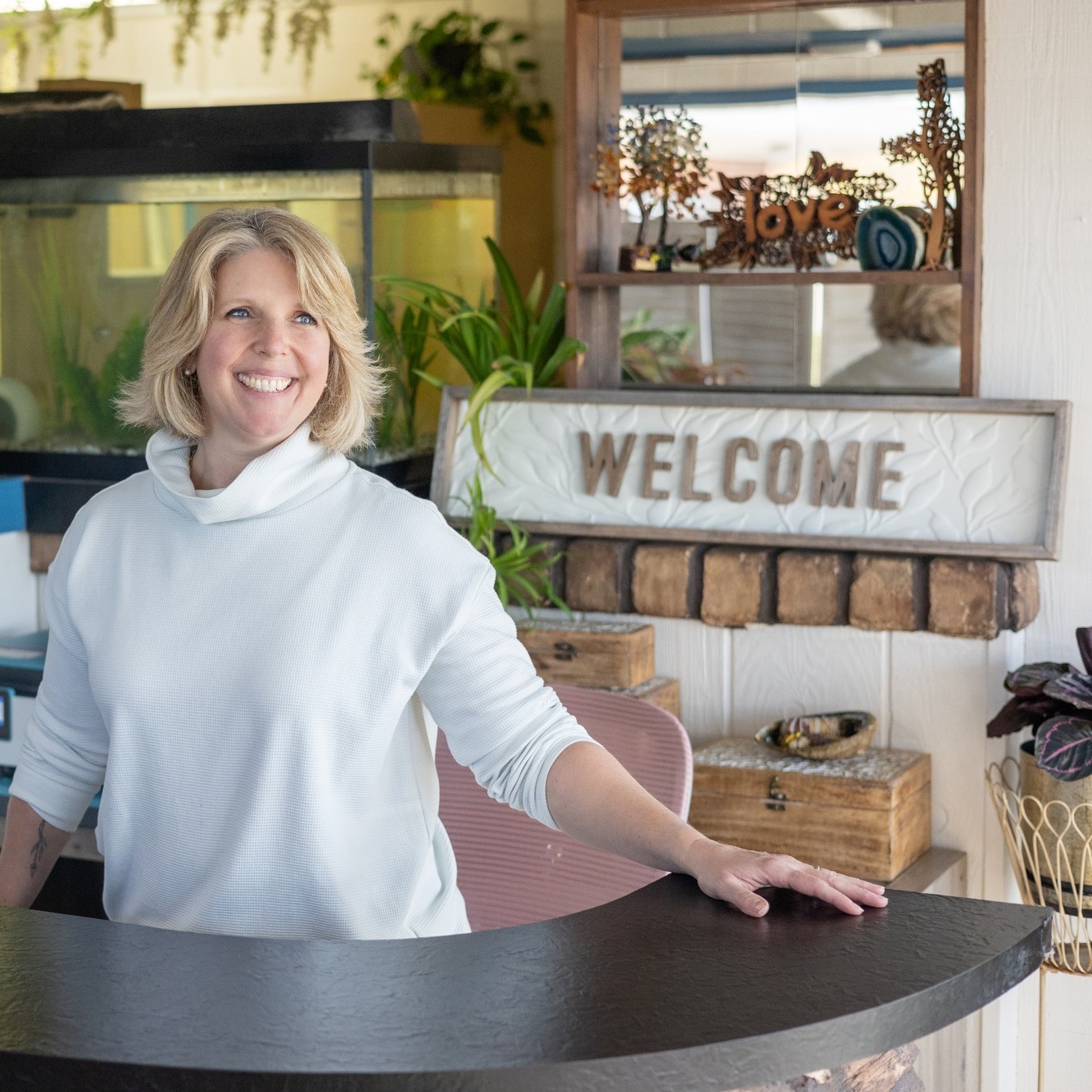 New Beginnings Haircut at Holistic Hair Wellness By Andrea Cook in Paddock Lake, WI
