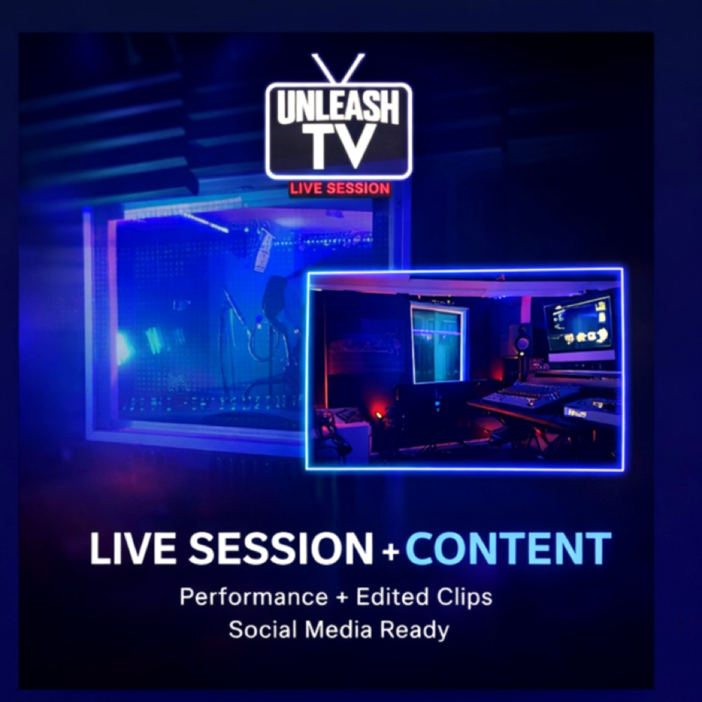 Live Session + Content at Unleash Recording Studio in Bolingbrook, IL