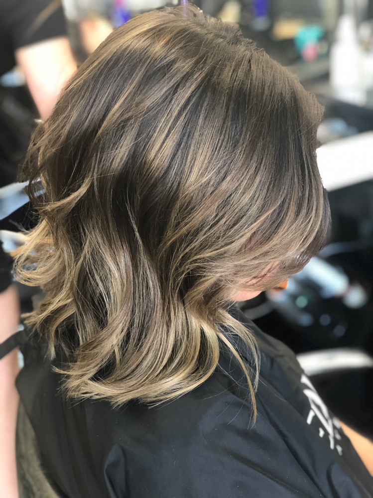 Grey Coverage With Highlights