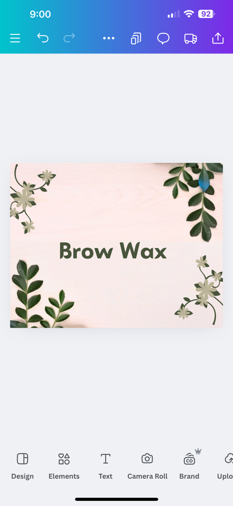 Brow Wax