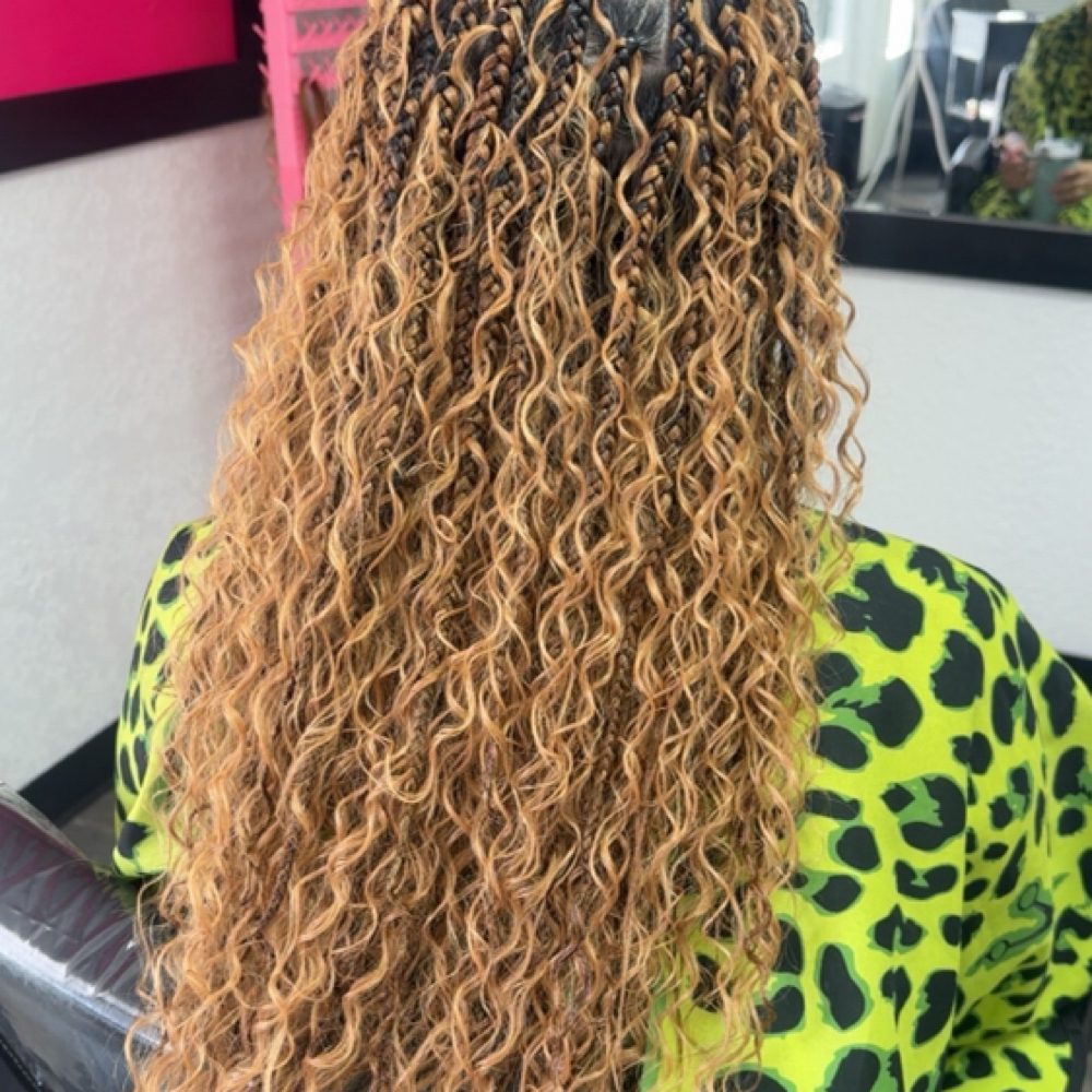 Large Boho Knotless at Jerelene SheBeDoingHair in Oklahoma City, OK