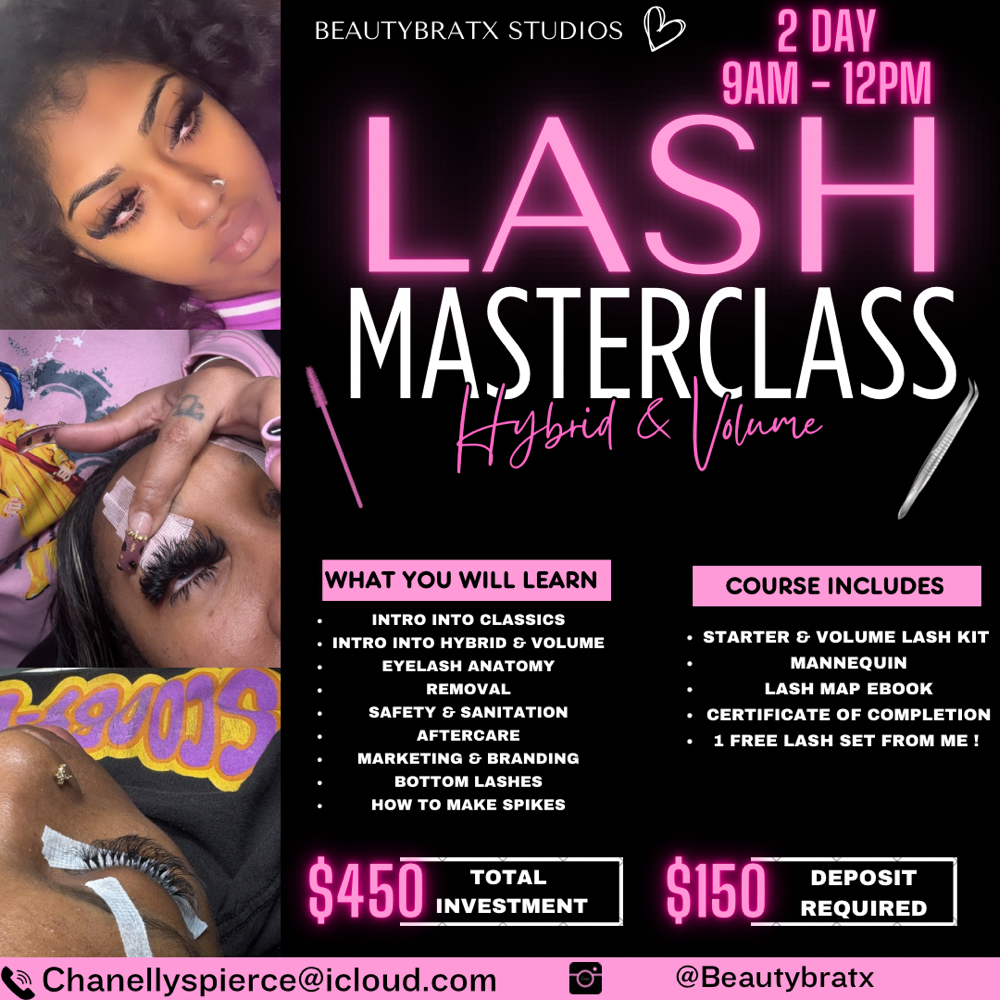LASH CLASS at Beauty Bratx in Lancaster, TX