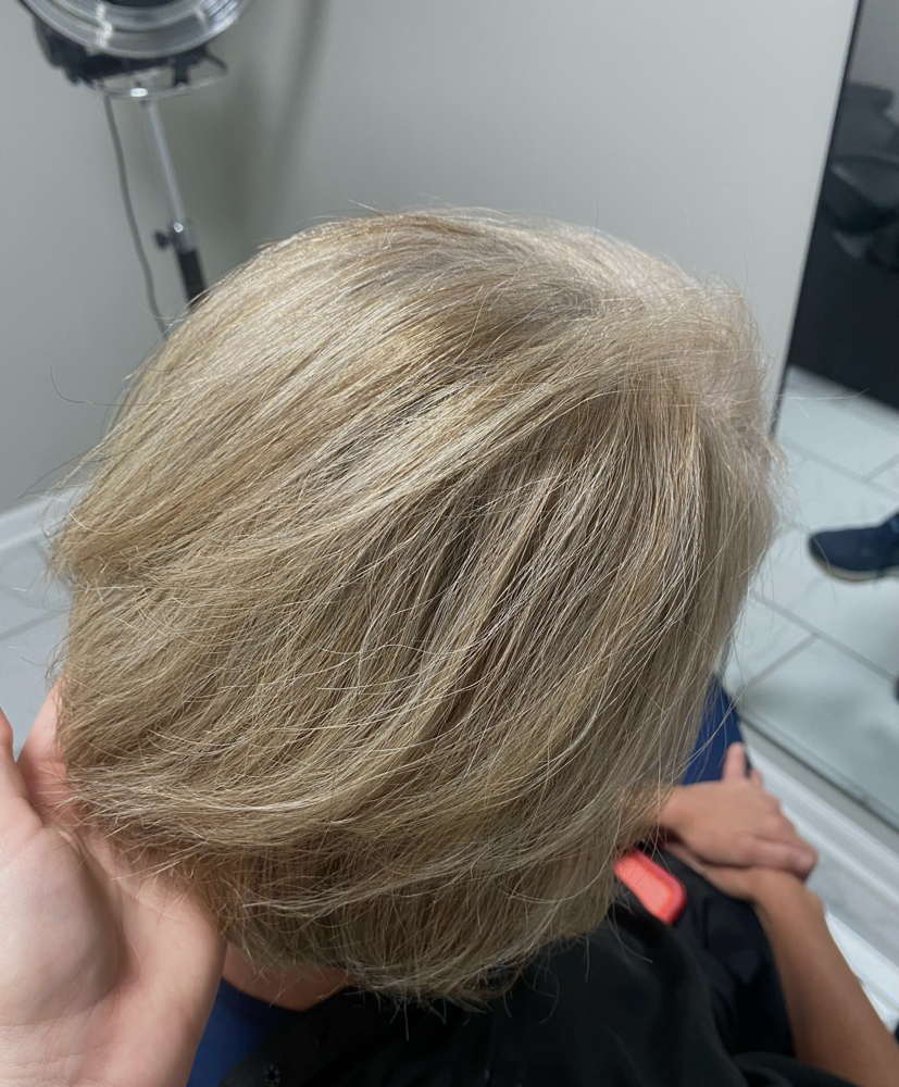 Gray Blending at H | L Styles in Mccoll, SC