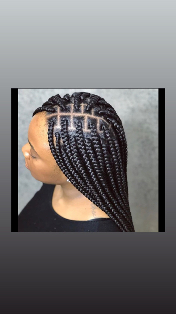 Medium Box Braids