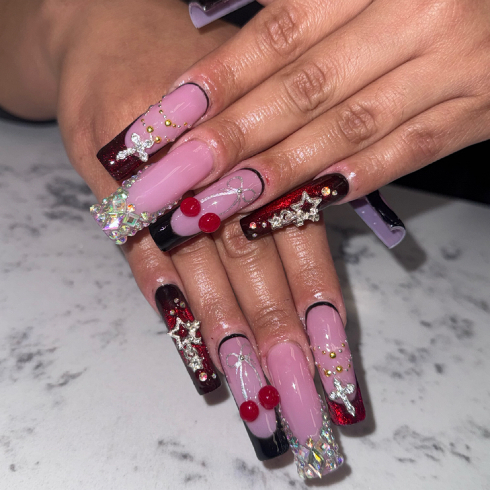 Gel X (xlong) at Aura by Mary in hampstead, NC