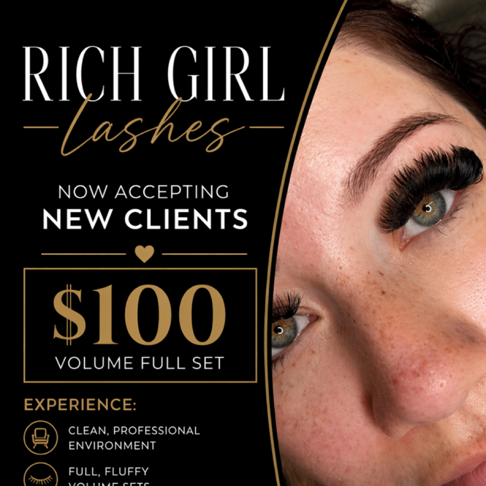 NEW CLIENT SPECIAL ONLY (VOLUME) at Rich Girl Lashes in Dallas, TX