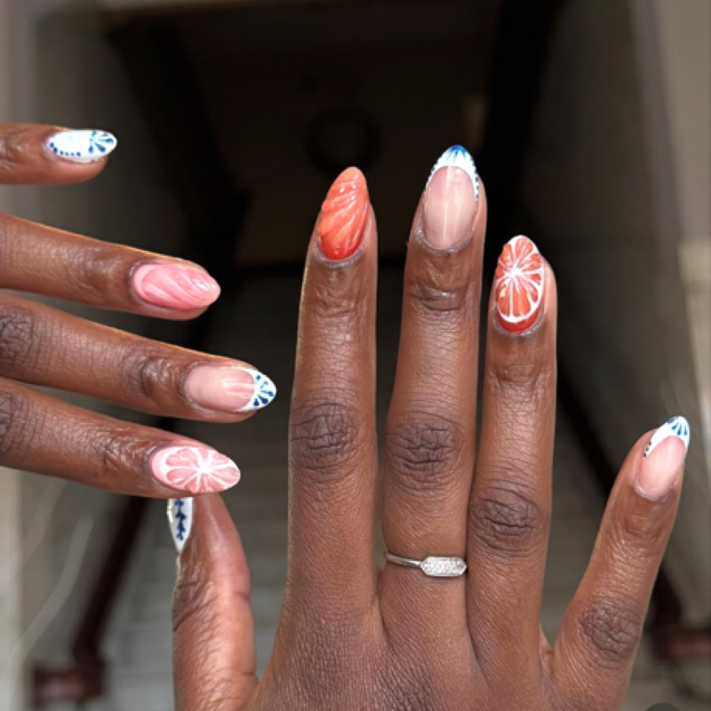 Short Acrylic Set at Ali’s Nail Lounge in Leominster, MA