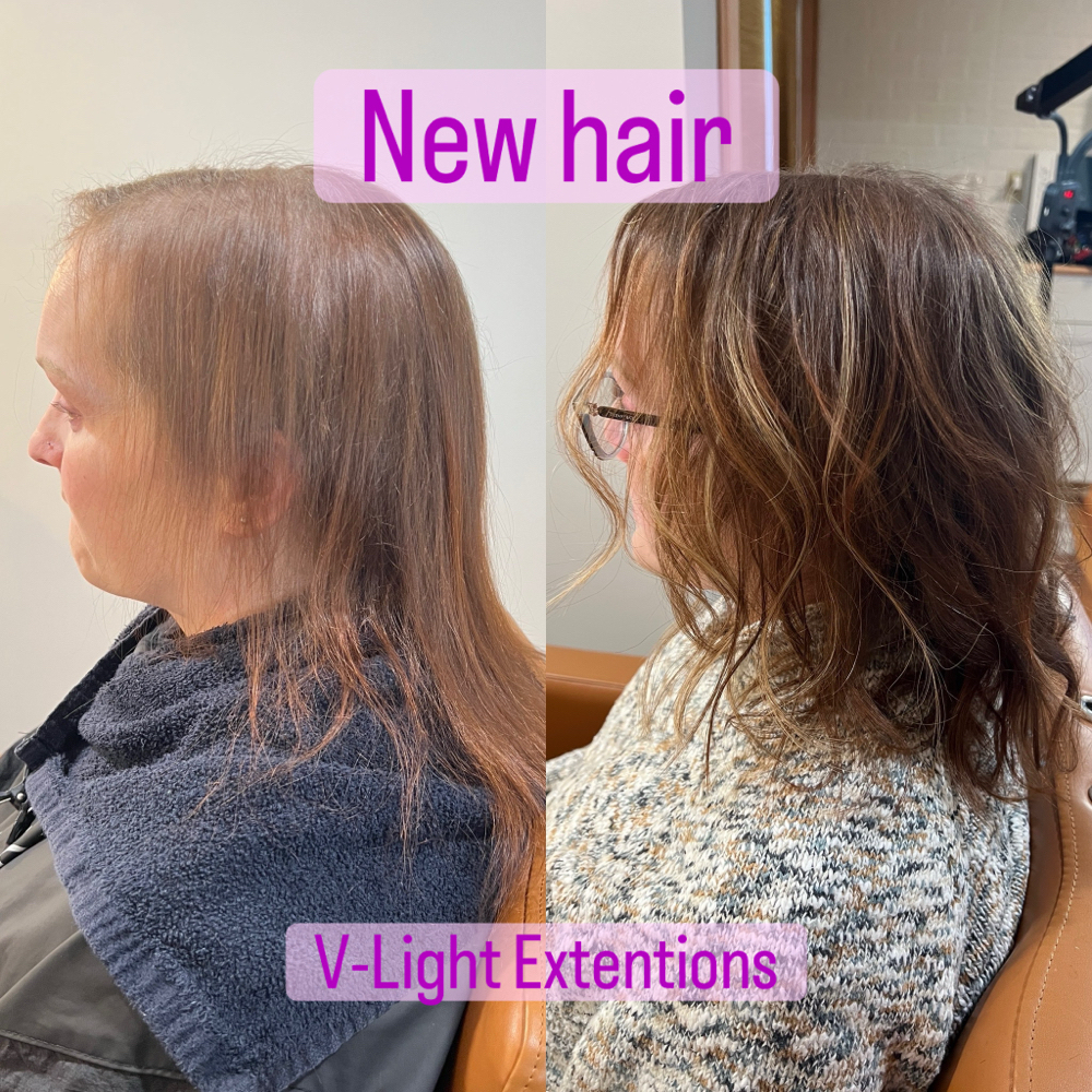 Micro Extension Application at All About Hair with Danise in Williamsburg, VA