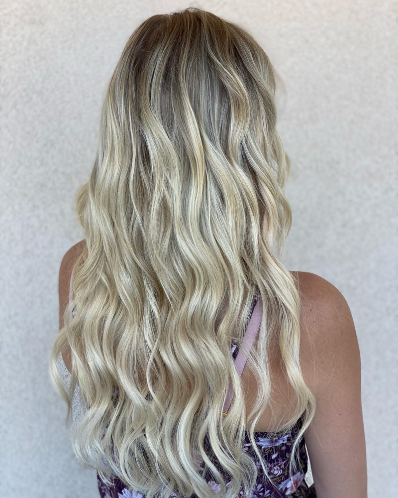 Custom Full Blonding W/ Haircut