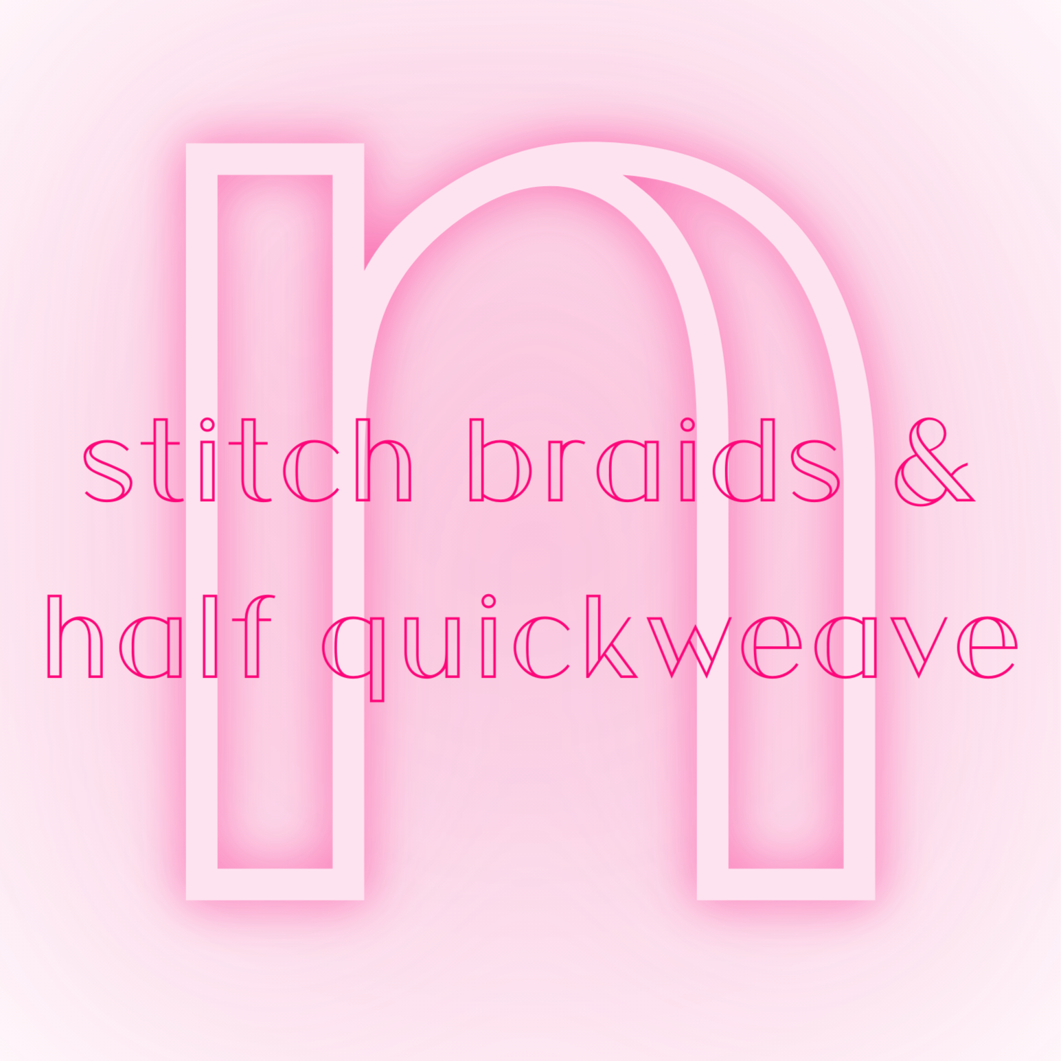 Stitch Braids & Half Quickweave at nurishmints salon in Buffalo, NY