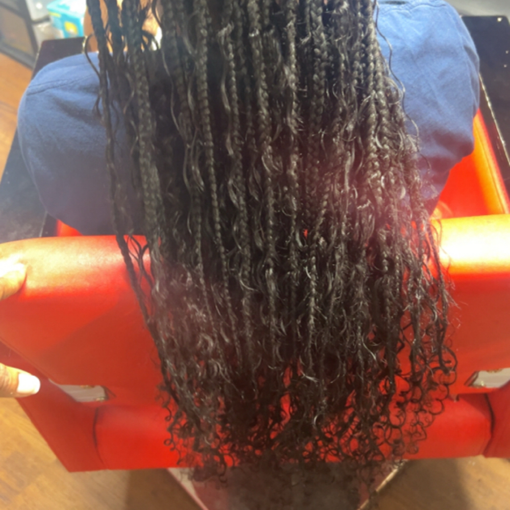 Medium Boho Braids at Tha Boss Lady in El Dorado, AR