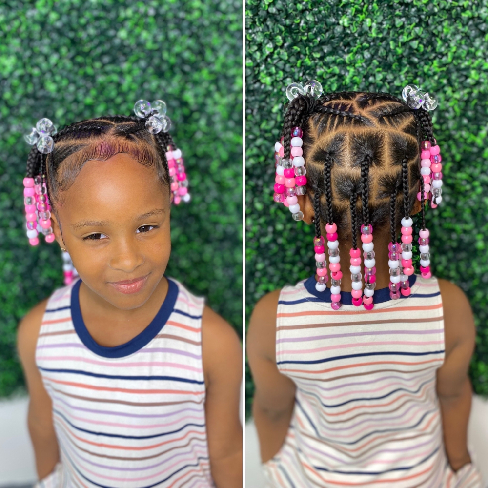 Cornrow Front, Individual Back