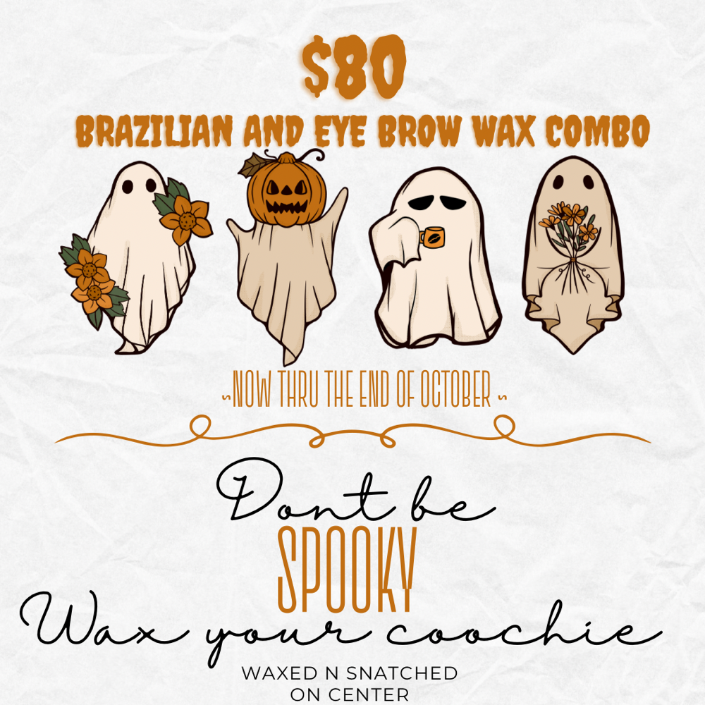 Eyebrow And Brazilian Wax COMBO