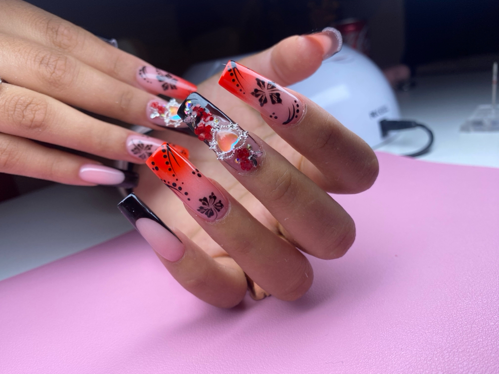 Large Acrylic/Polygel Full Set