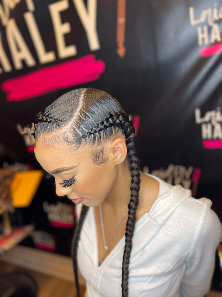 Long Two Braids
