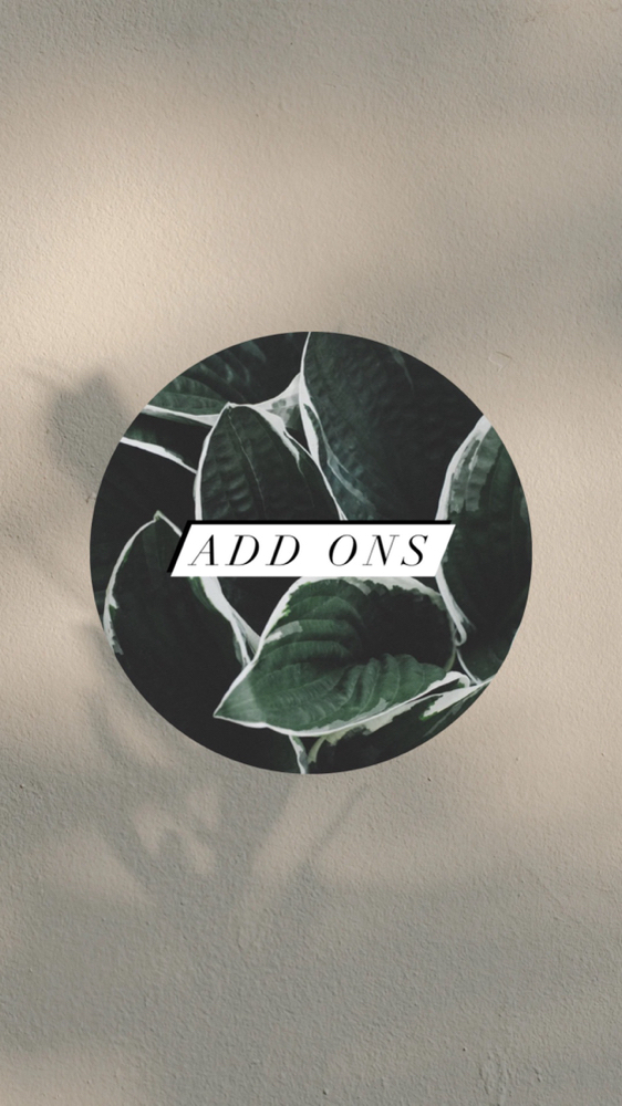 Add On Treatments To Services