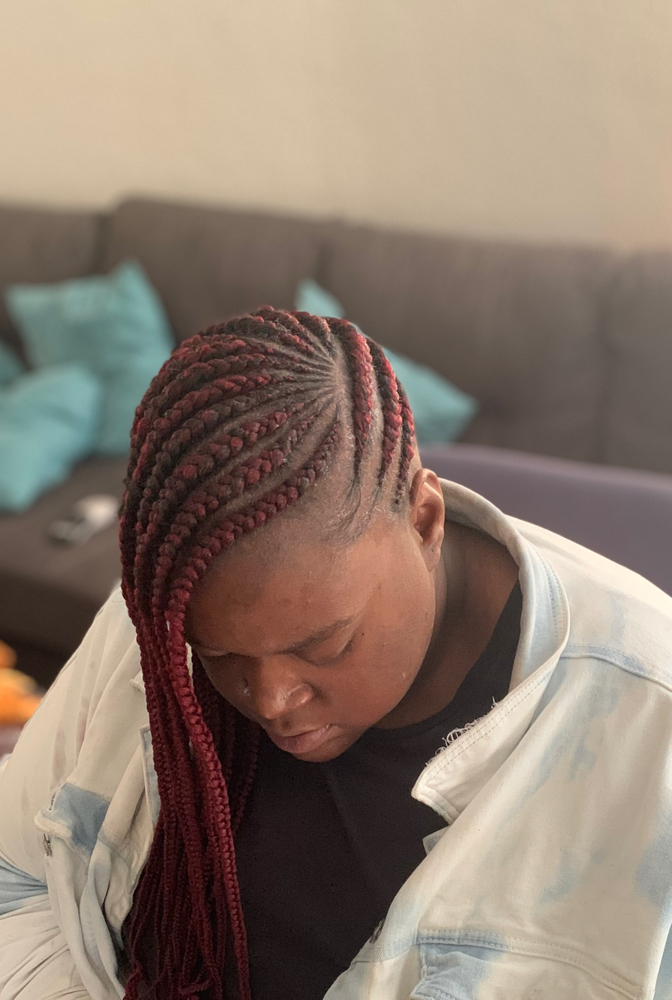Regular Lemonade Braids-Readℹ️ at Deja’s Divine Hair Company in Joliet, IL