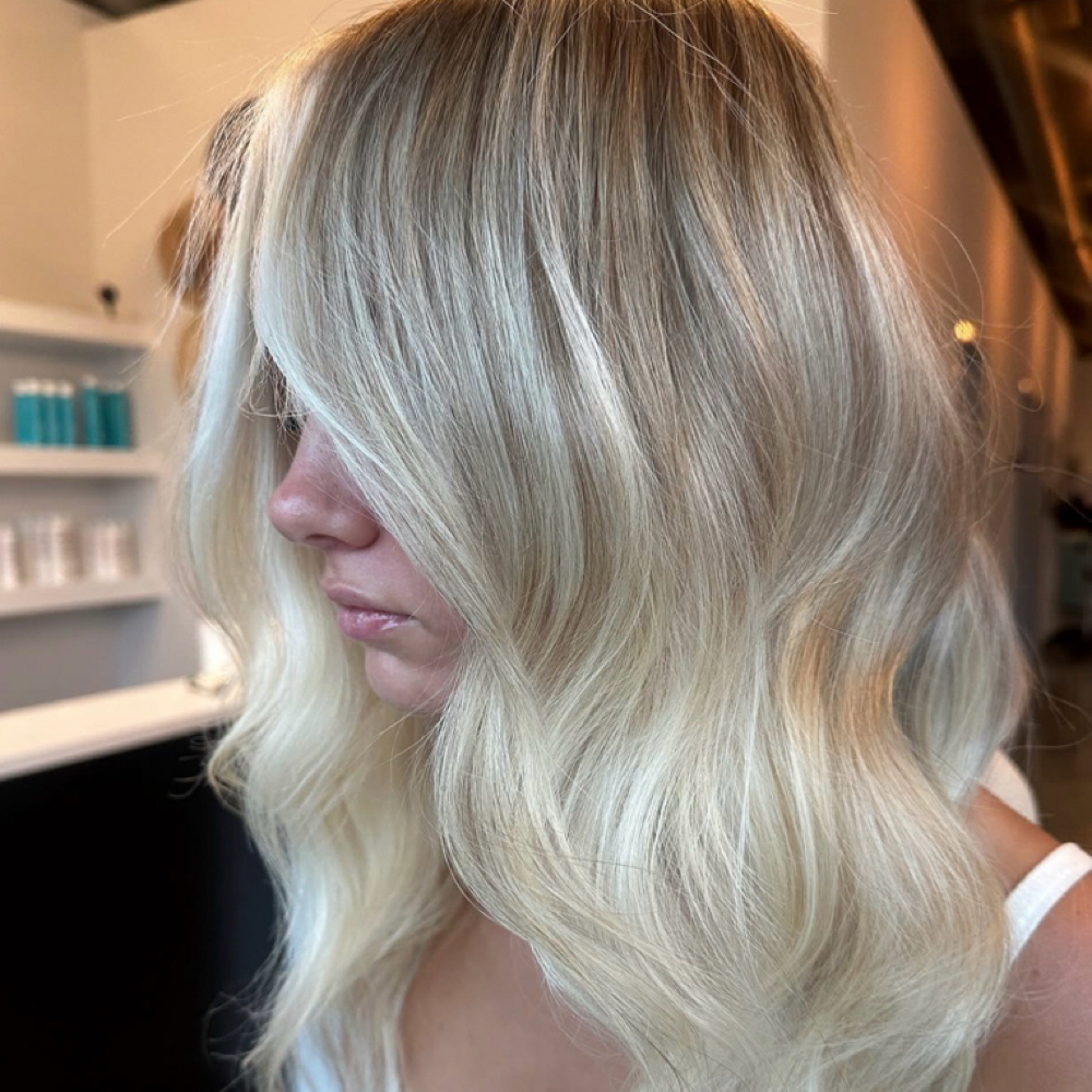 Partial Custom Blonding / Balayage at Anna Morgan in Lake City, FL