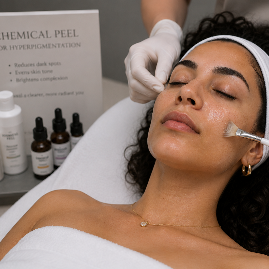 Pigment Correction Peel at MediGlow Spa in Spring, TX