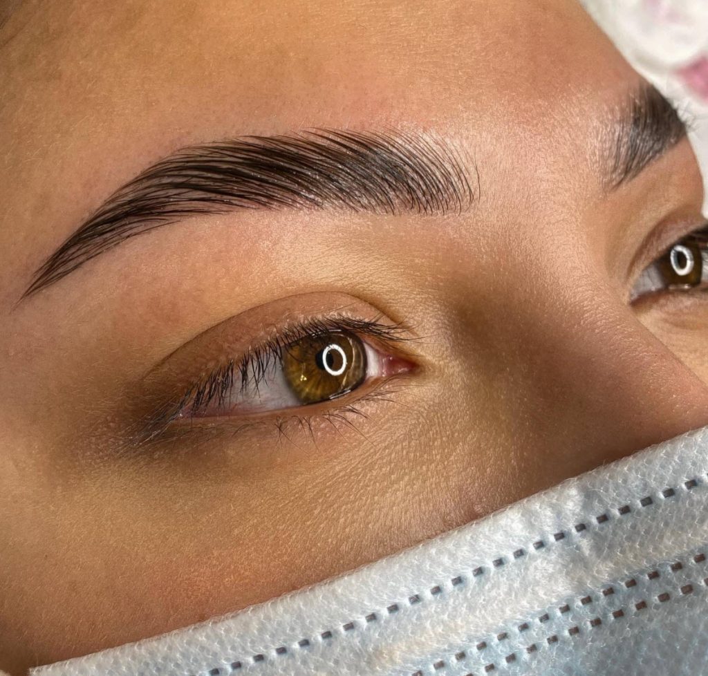 Brow lamination at The Goddess Glow in Abilene, TX