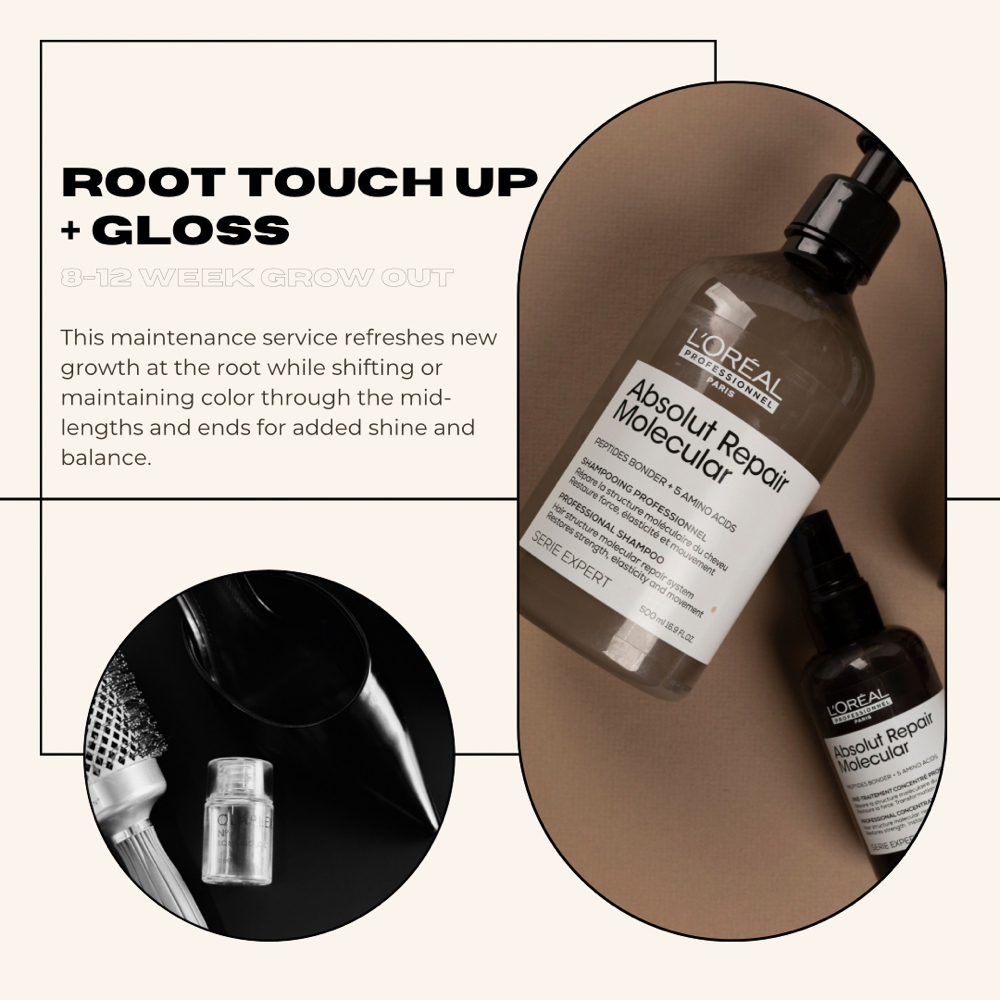 Root Touch Up + Gloss at Blendsbyautumn in Fullerton, CA