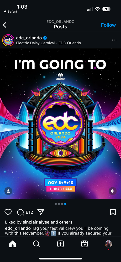 EDC Menu