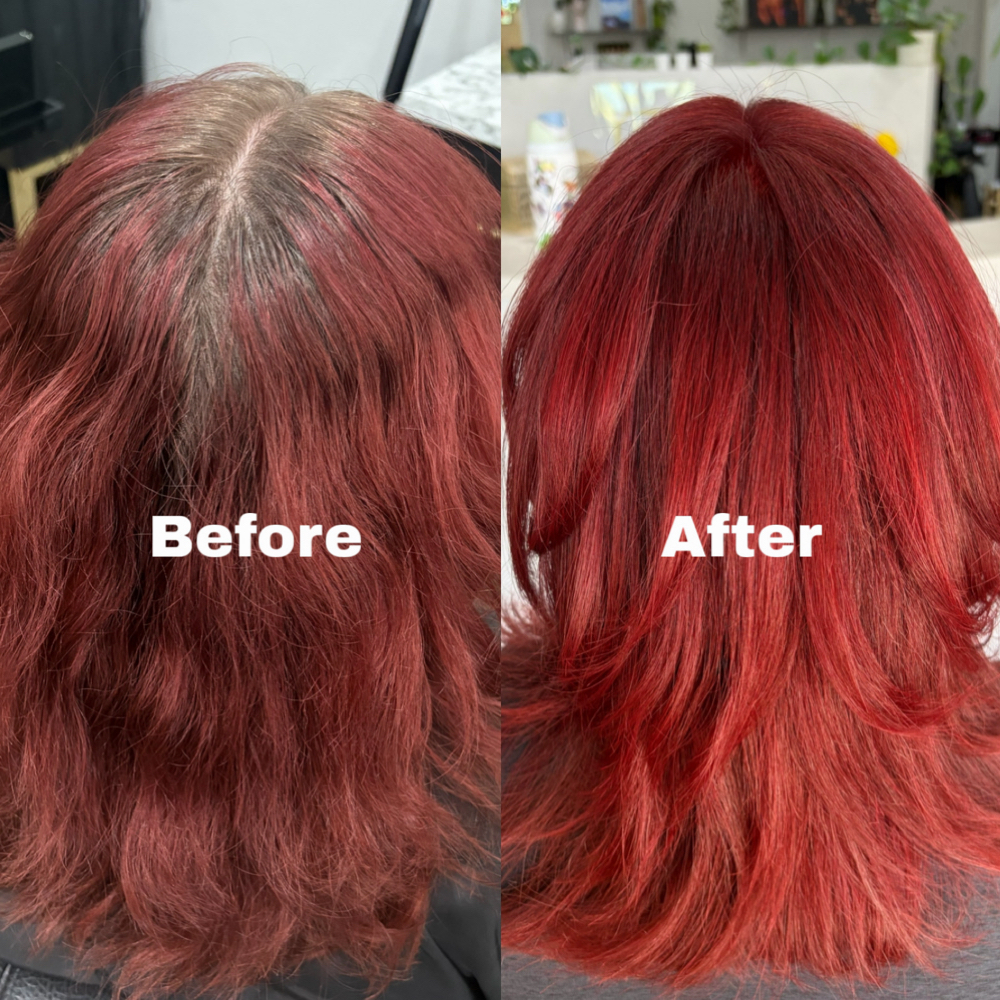Level 1 Color RETOUCH (No Bleach) at CosmicCosmo @ Hairmosa Salon in Tucson, AZ
