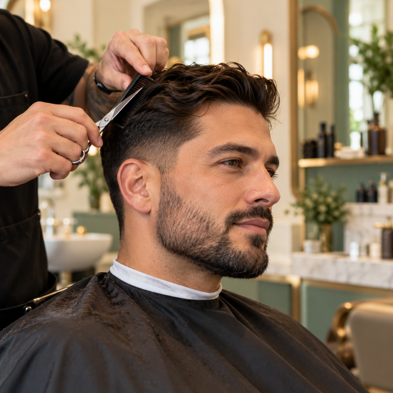 Gentleman's Cut and Style at Heavenly Bliss Headspa in Shelbyville, KY
