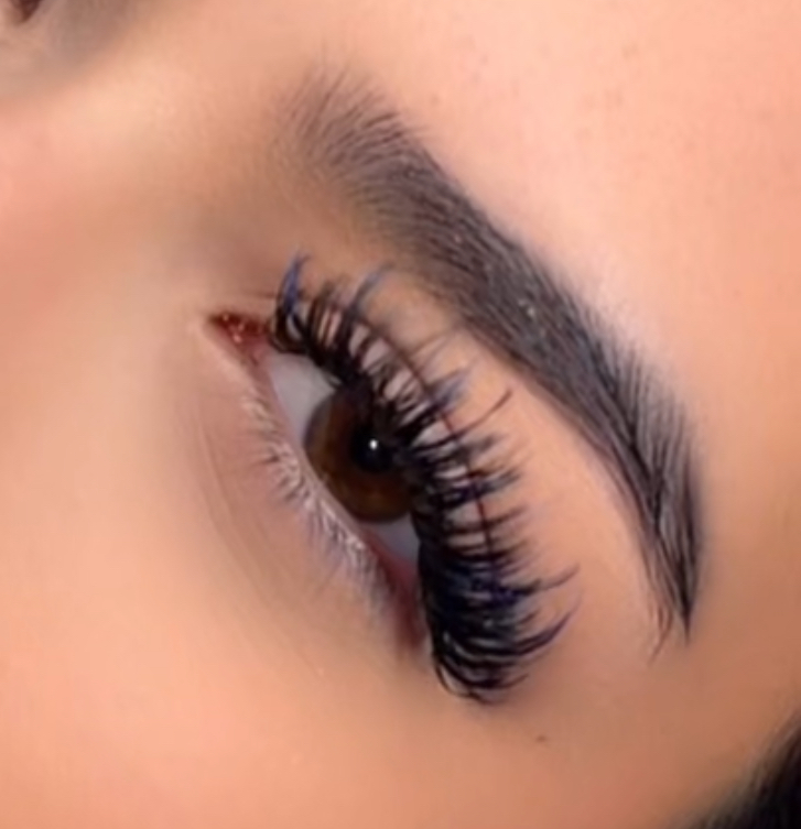 Wispy Wet Set Lash Extensions at The lovely Fairy in Dinuba, CA