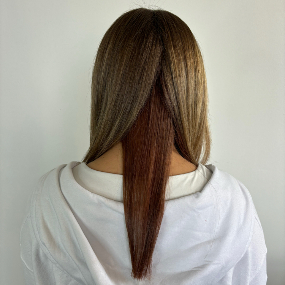 Wash Silk Press & Cut at SolHair Express in Massillon, OH