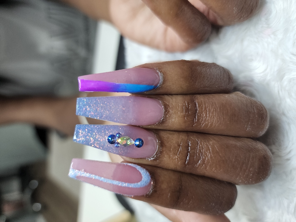 Freestyle Acrylic FullSet (My Way) at LuX Beauty Suite in Indianapolis, IN