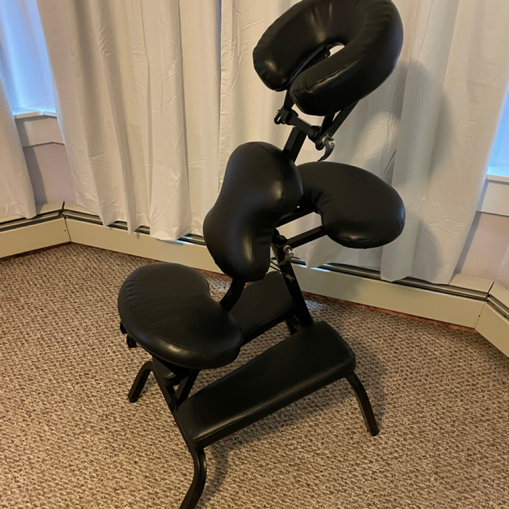 Seated Chair Massage at Stockholm Massage Therapy in Stockholm, ME