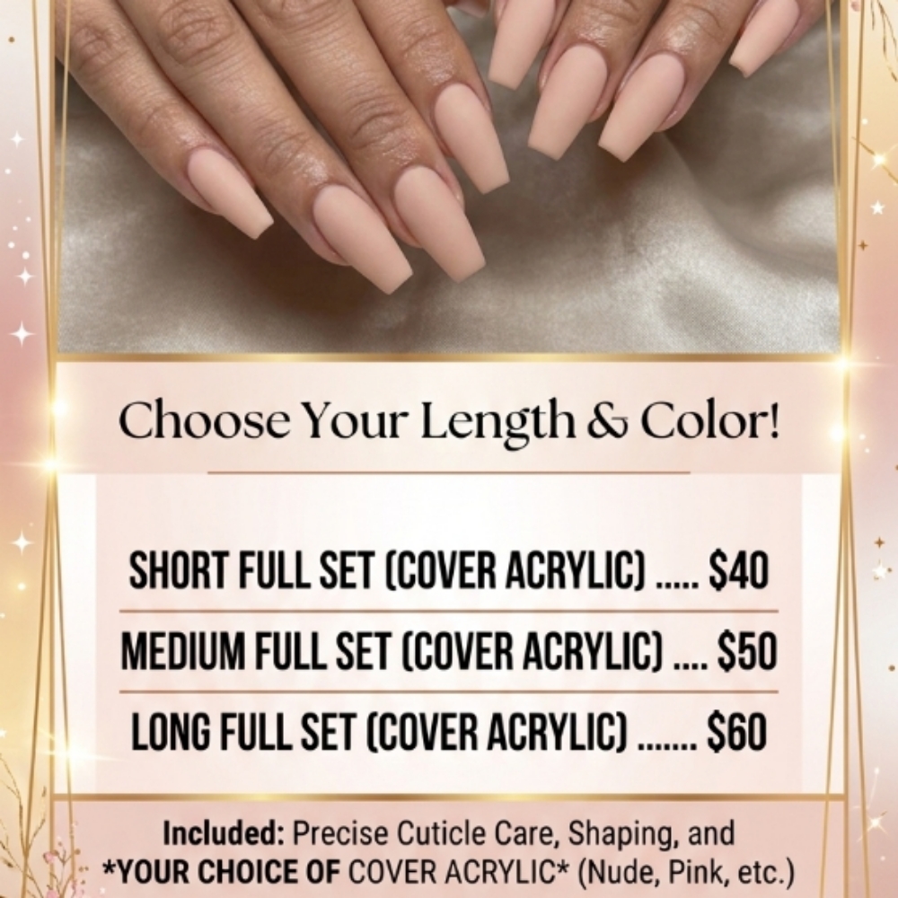Long Cover Full Set Special at LaShaea's Pretty Paws in Canton, OH