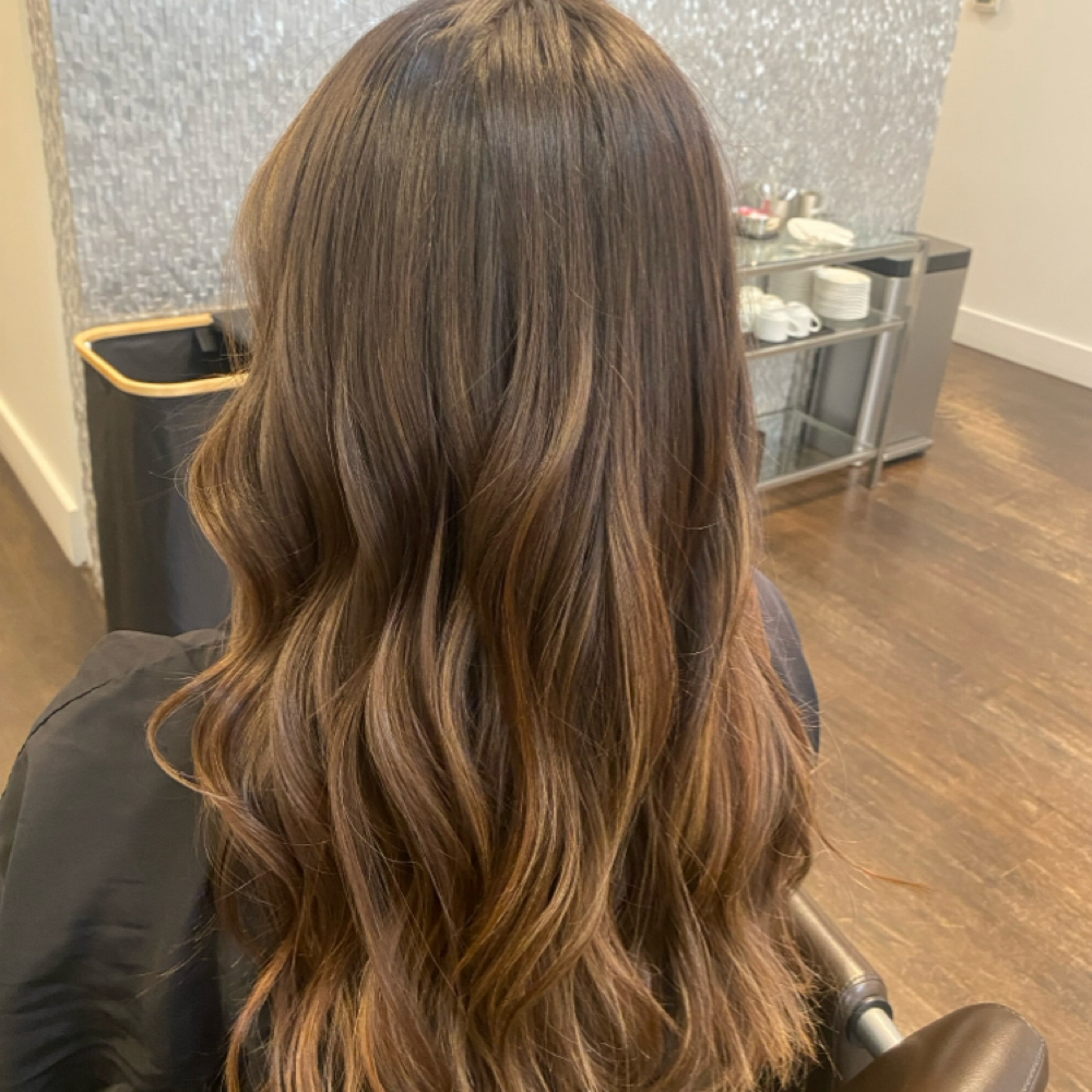 Partial Balayage With Gloss at Wendi Canales in San Francisco, CA
