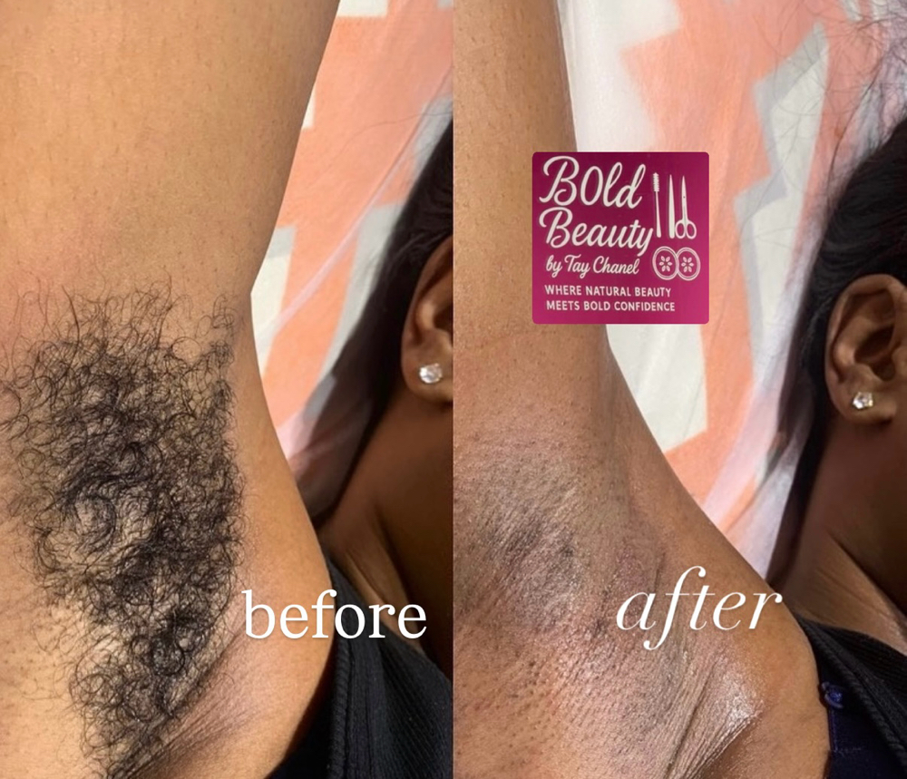Underarm wax at B0ld Beauty by Tay Chanel in Lawrenceville, GA