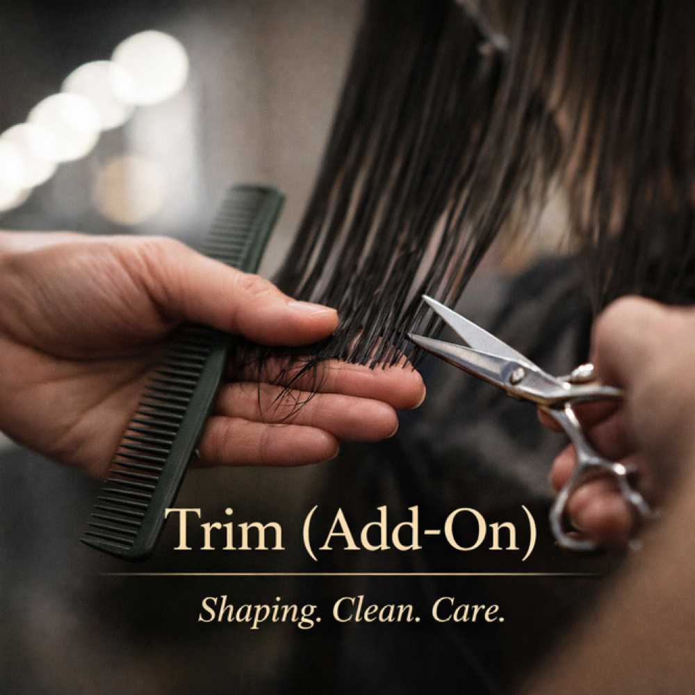Trim (Add-On) at HFS Trichology & HeadSpa Inc. in Stockton, CA