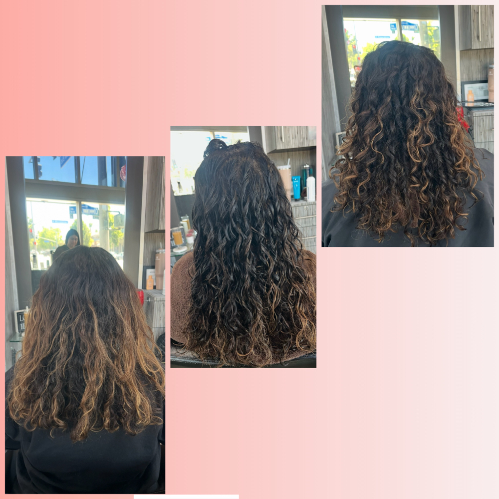 Keratin Curl Treatment at Hair Bestie Paige in Fullerton, CA