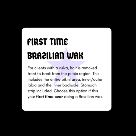 Brazilian Wax *First time*