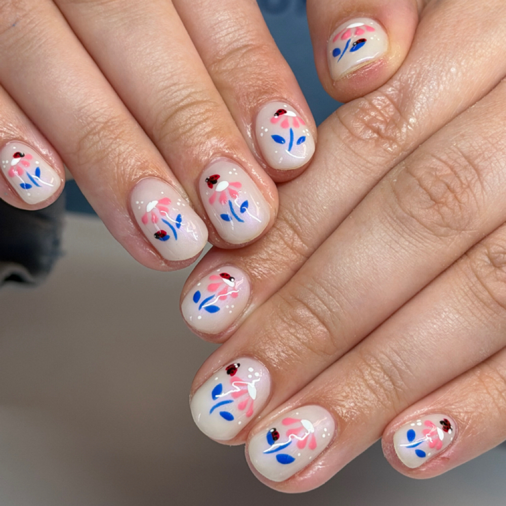 Builder/Structure Gel Bare Nails at The Nail Faery in Portland, ME